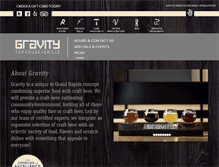 Tablet Screenshot of gravitytaphouse.com